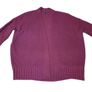 marron cardigan size med